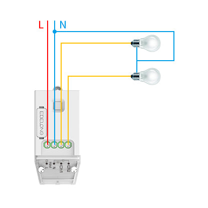 Módulo Receptor Kinelux Pro Dual Slim — 2 Vías / 5A