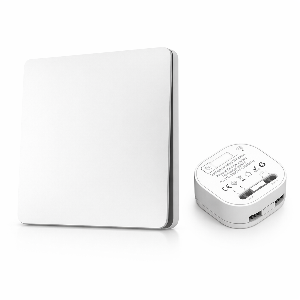 Kit Interruptor Inalámbrico Kinelux 1 Tecla + 1 Módulo Receptor – Sin Obras